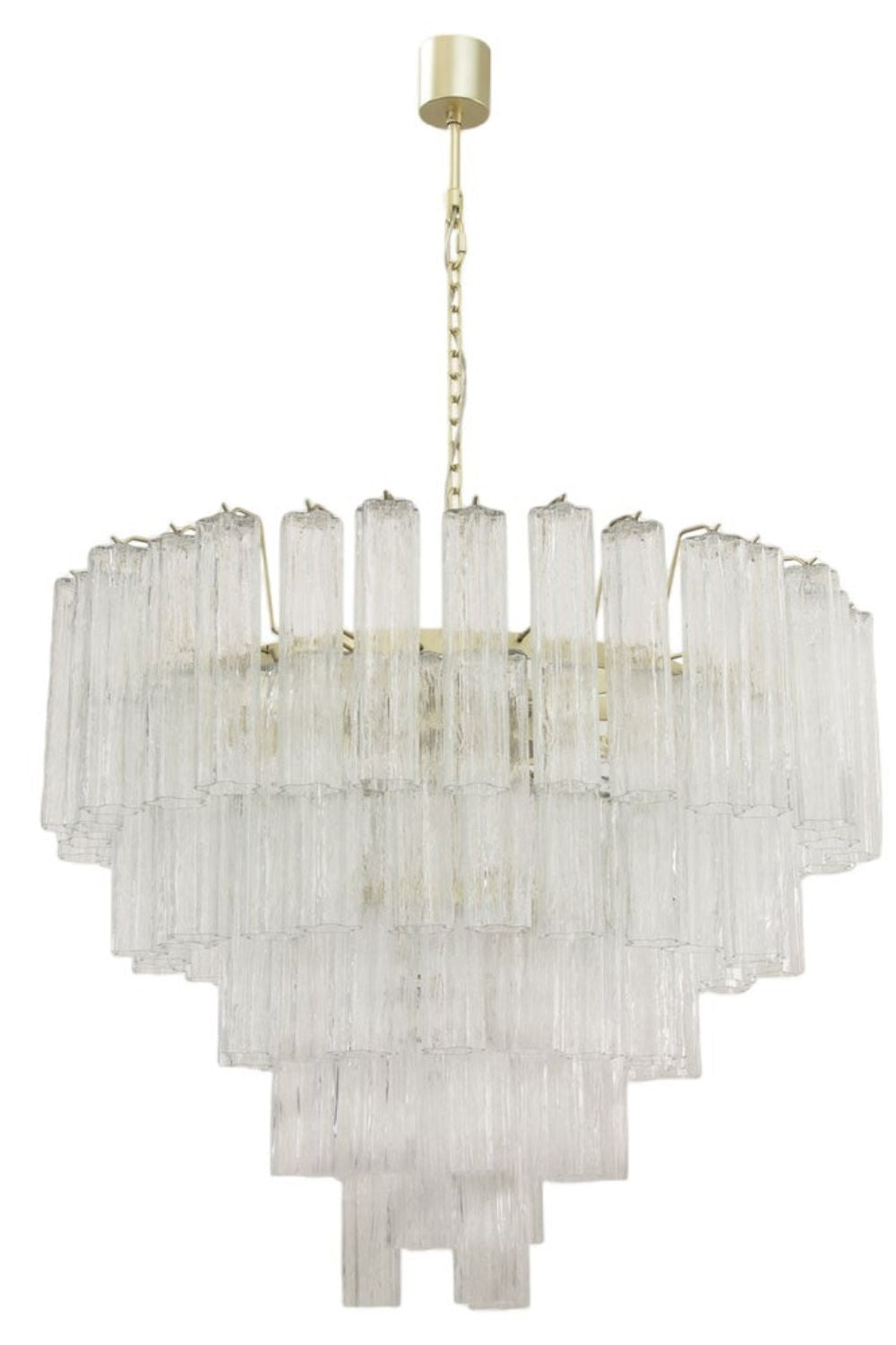 1990s Tronchi Art Glass Cascade Chandelier - view 13 | everlamps