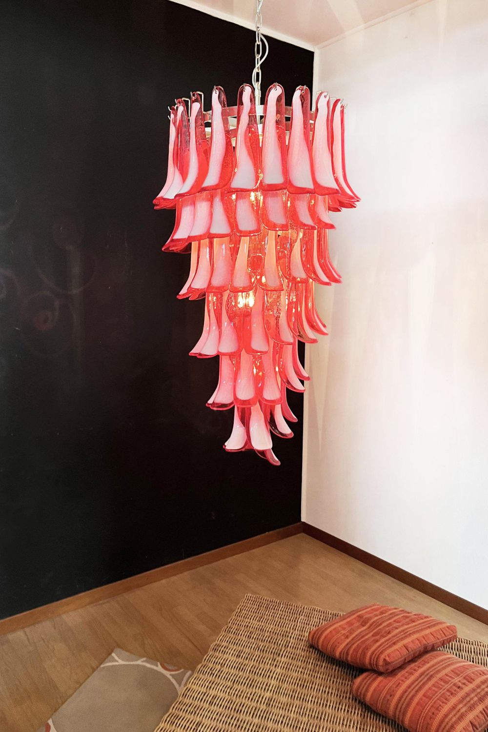 Vintage Italian Art Spiral Chandelier - view 14 | everlamps