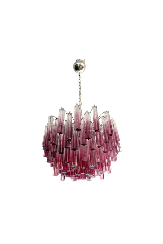 Amethyst Art Glass Prism Chandelier | everlamps