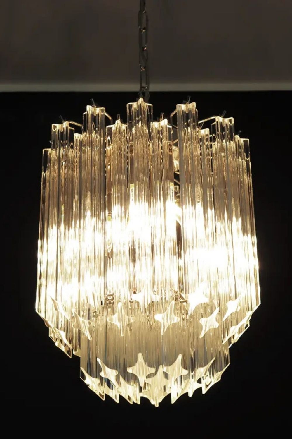 Art Quadriedri Glass Chandelier - view 12 | everlamps
