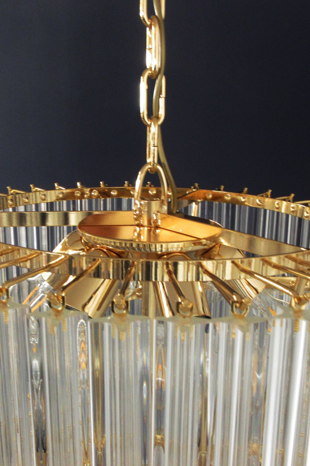 Venini Art Spiral Crystal Chandelier - view 12 | everlamps