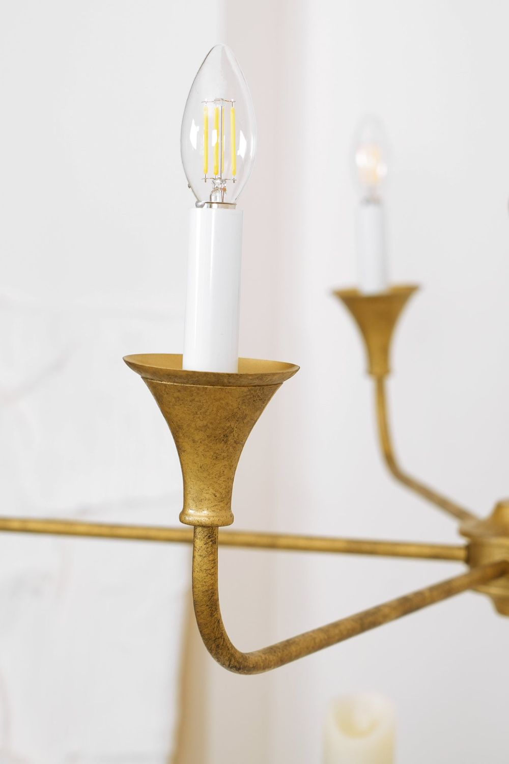 Rustic Vintage Cecil Chandelier - view 14 | everlamps