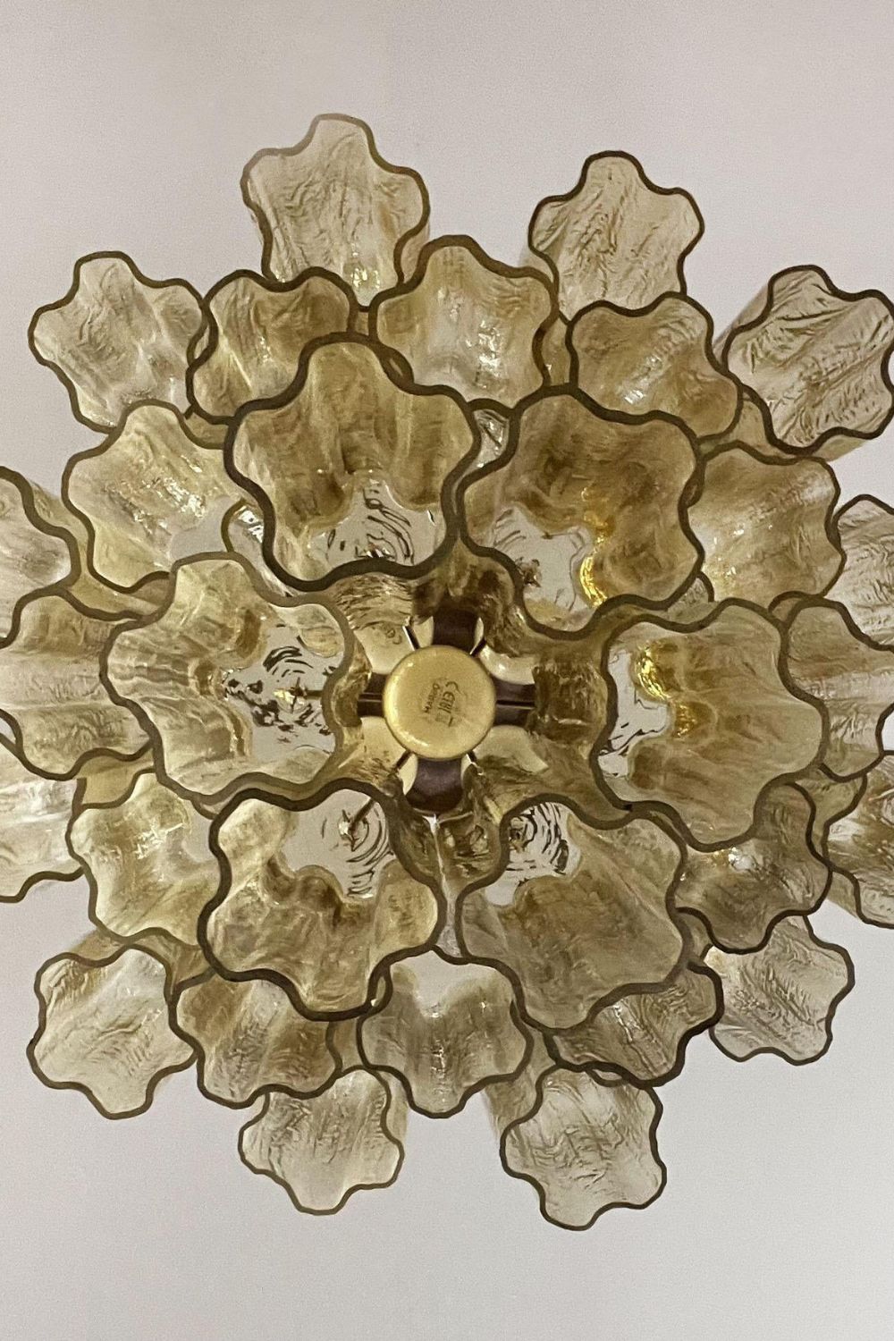 Amber Art Crystal Tube Chandelier - view 14 | everlamps
