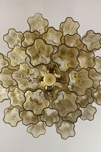 Amber Art Crystal Tube Chandelier - view 14 | everlamps