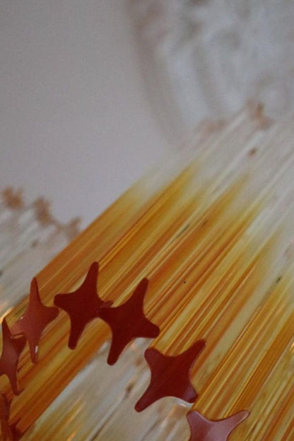 Shaded Amber Art Crystal Prism Chandelier - view 12 | everlamps