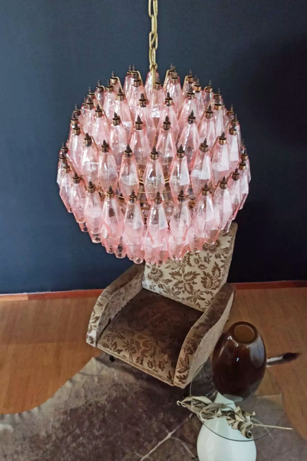 Vintage Art Sphere Chandelier - view 5 | everlamps