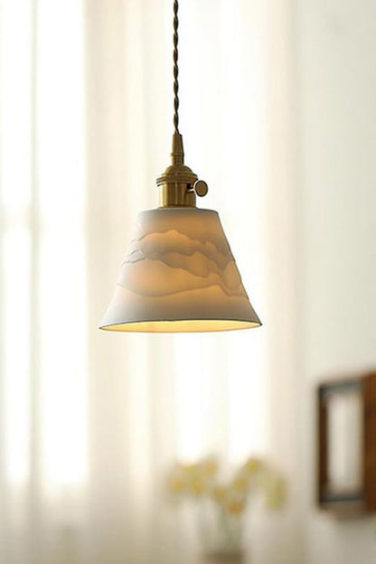 Mountains Shadow Ceramic Pendant Lamp - everlamps