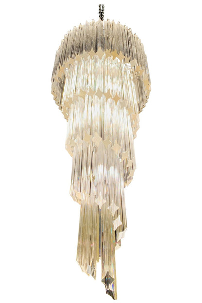 Venini Art Spiral Crystal Chandelier - view 15 | everlamps