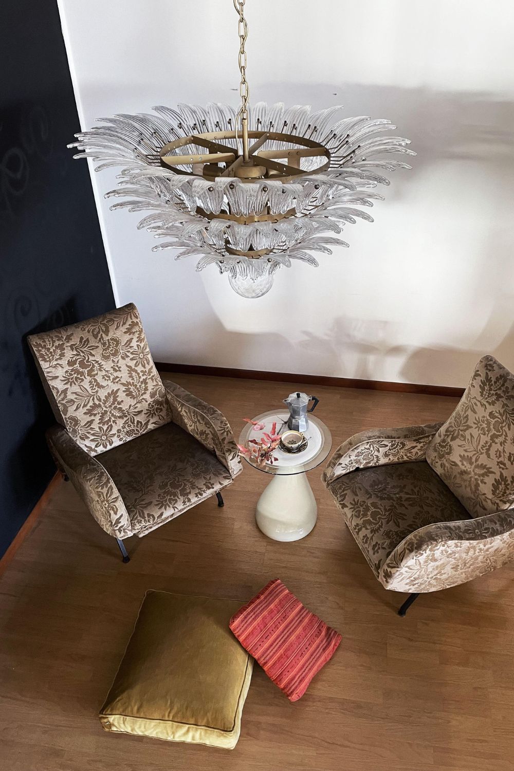 Italian Art Three-Tiered Palmette Chandelier - view 7 | everlamps
