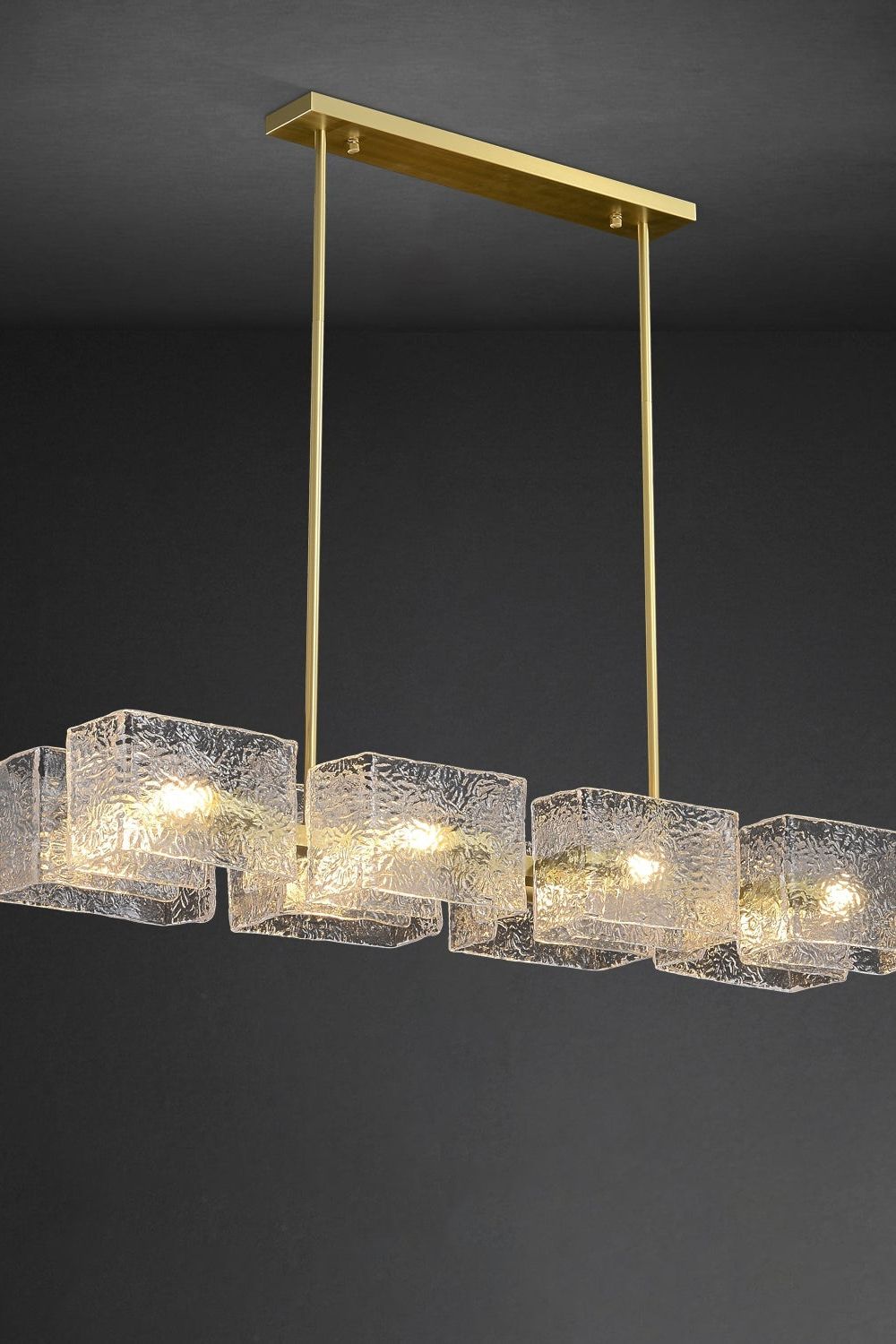 long water ripple Chandelier - view 8 | everlamps