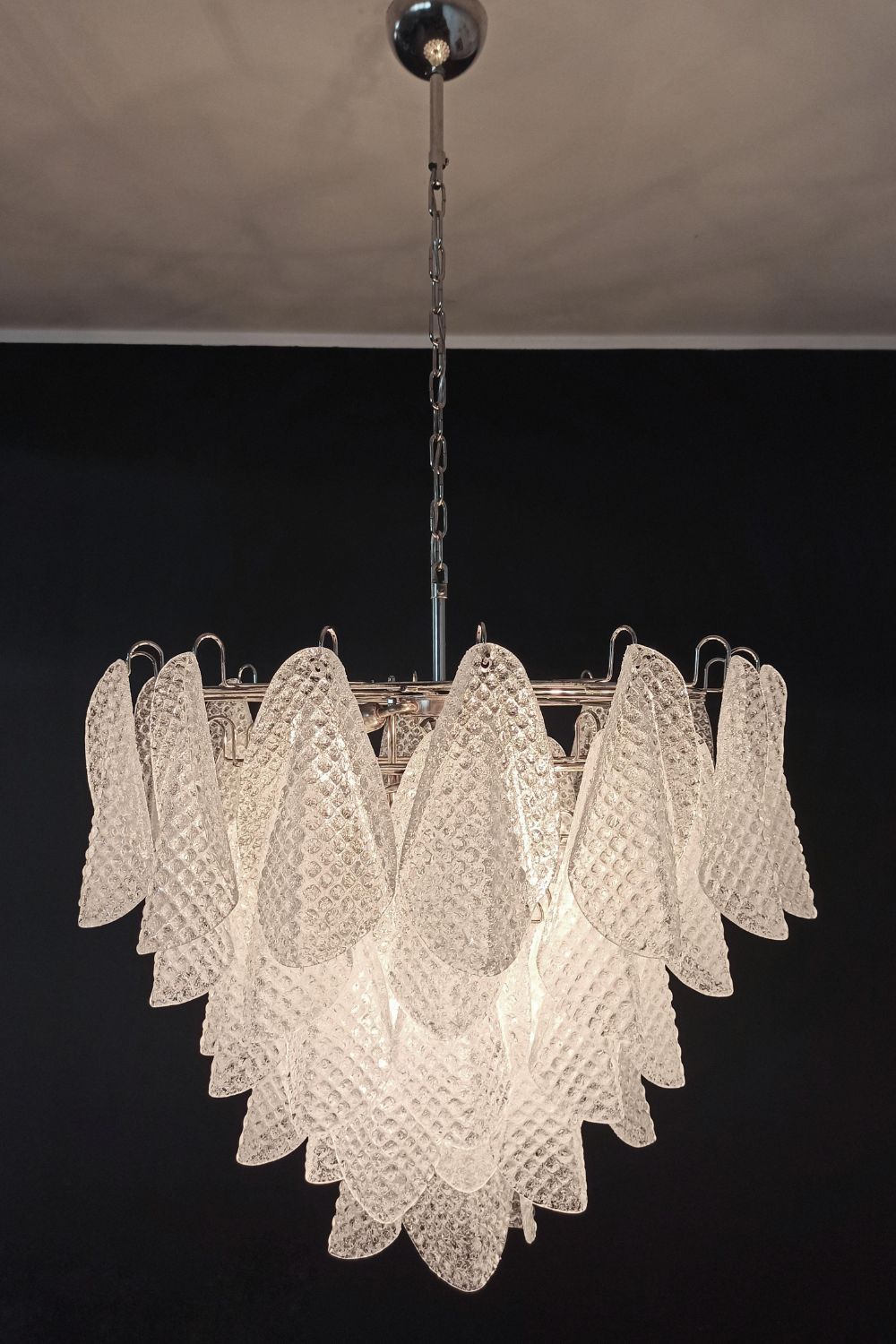 Rondini Transparent Art Glass Chandelier - view 7 | everlamps
