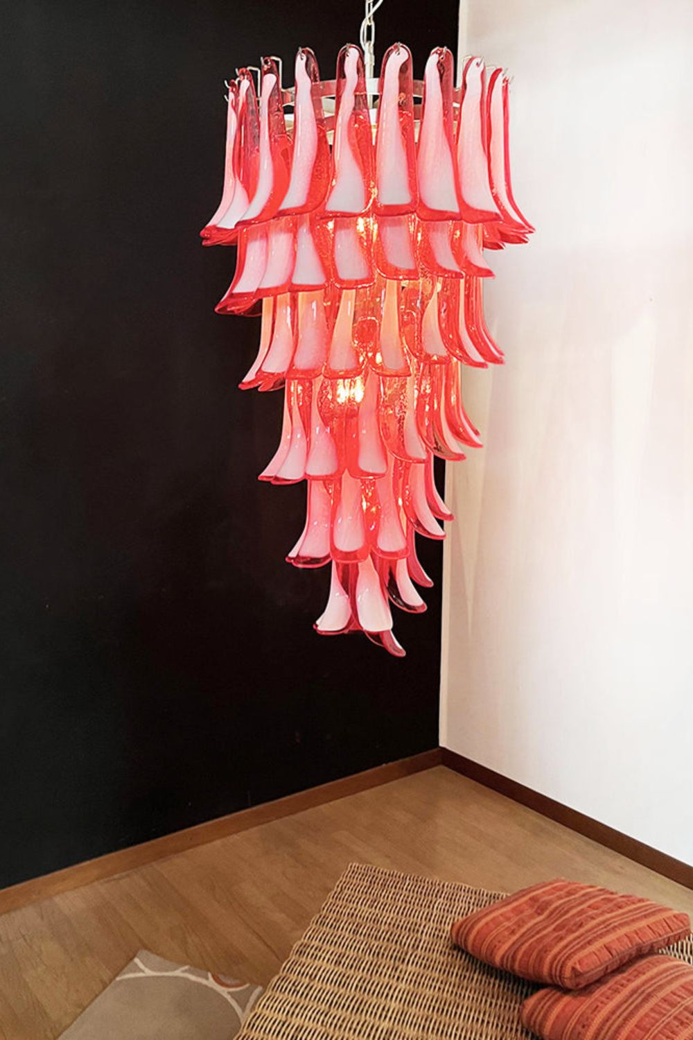 Vintage Italian Art Spiral Chandelier - view 5 | everlamps