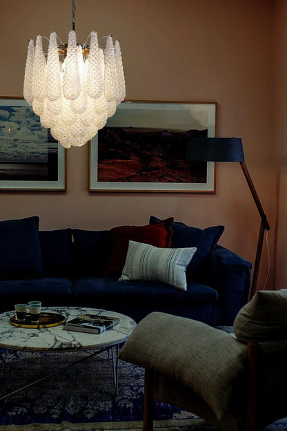 Murano Honeycomb Glass Chandelier - everlamps