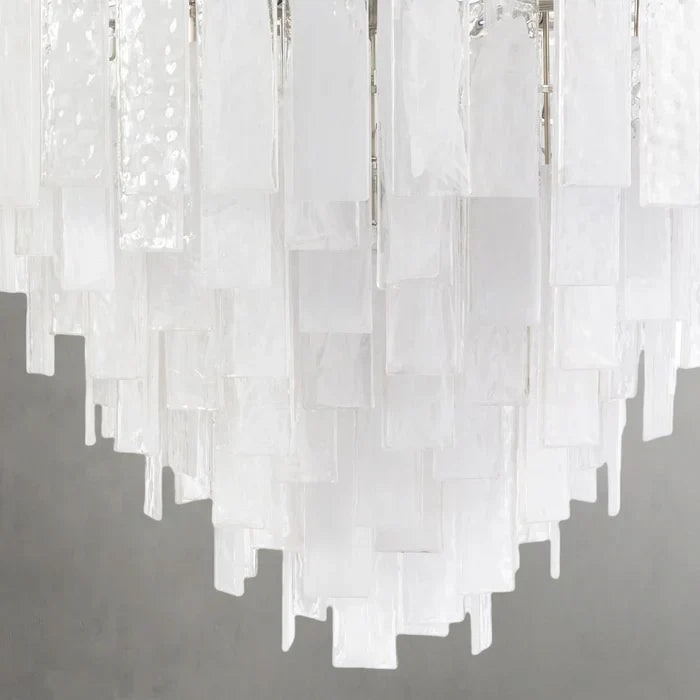 Tidelle Clear Glass Chandelier Large