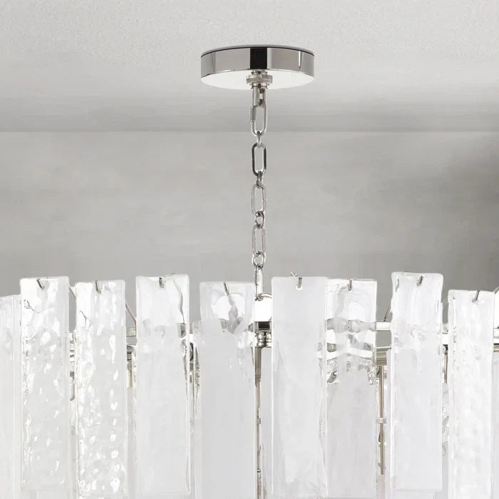 Tidelle Clear Glass Chandelier Large