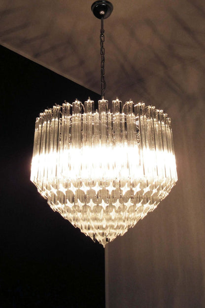Contemporary Art Quadriedri Prism Chandelier - view 6 | everlamps