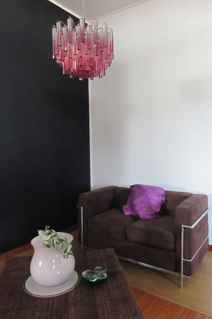 Amethyst Art Glass Prism Chandelier - view 5 | everlamps