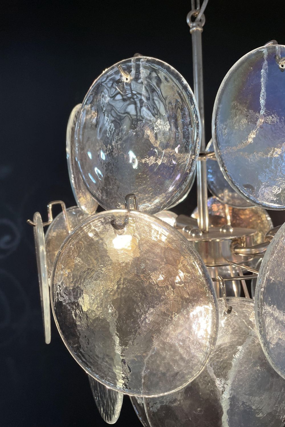Iridescent Mid-Century Modern Art Chandelier - view 15 | everlamps