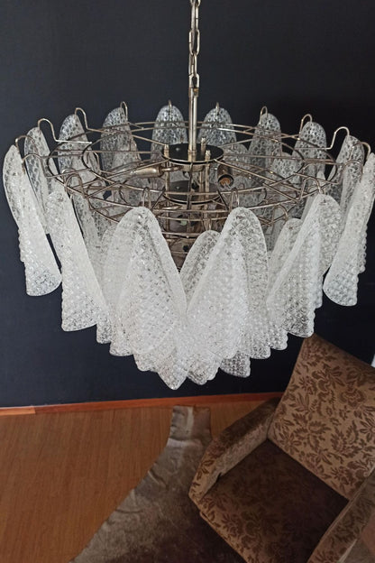 Rondini Transparent Art Glass Chandelier - view 17 | everlamps