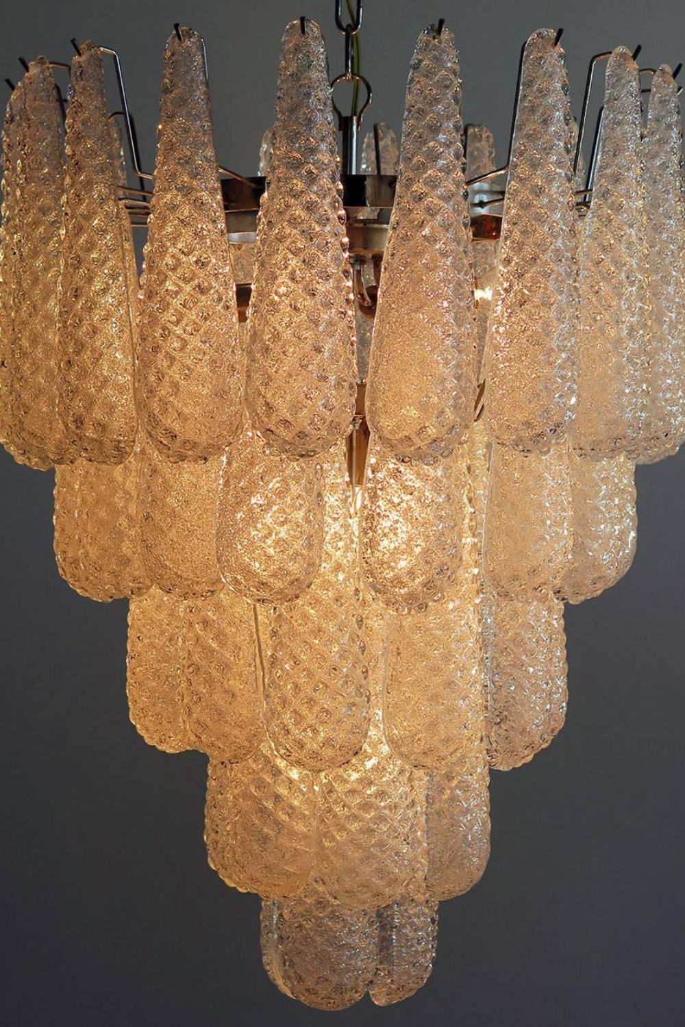 Murano Honeycomb Glass Chandelier - everlamps