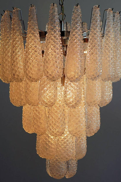 Murano Honeycomb Glass Chandelier - everlamps