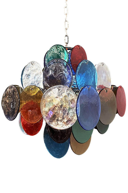 Art Glass Disc Pendant Light - view 17 | everlamps