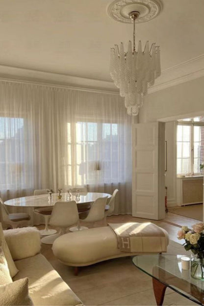 Murano Honeycomb Glass Chandelier - everlamps