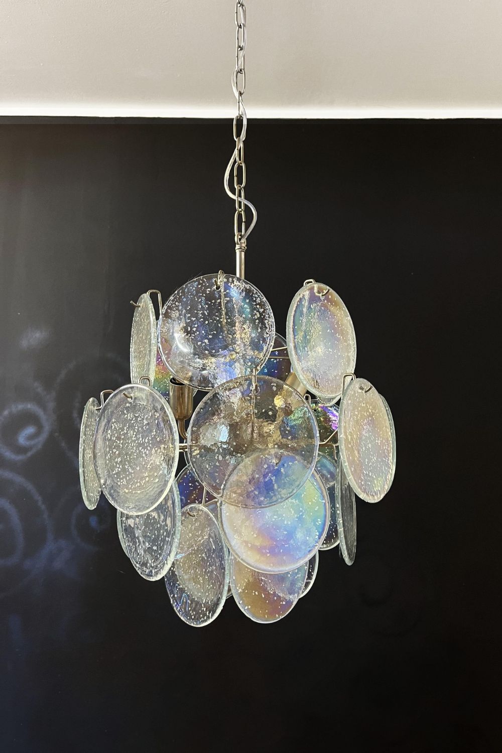 Iridescent Mid-Century Modern Art Chandelier - view 12 | everlamps