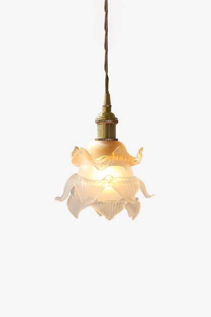 1970 Retro Bloom Glass Pendant Light - view 27 | everlamps