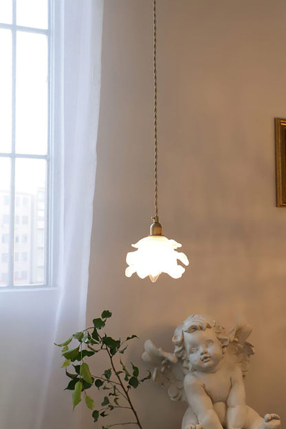 1970 Retro Bloom Glass Pendant Light - view 17 | everlamps