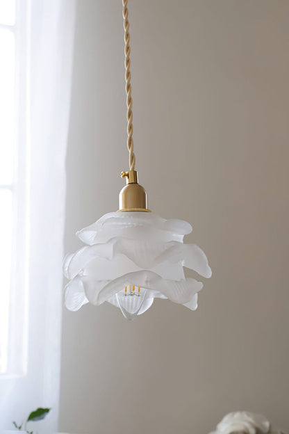 1970 Retro Bloom Glass Pendant Light - view 18 | everlamps