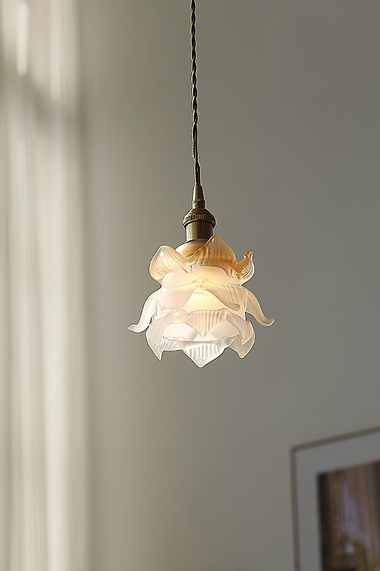 1970 Retro Bloom Glass Pendant Light - view 2 | everlamps