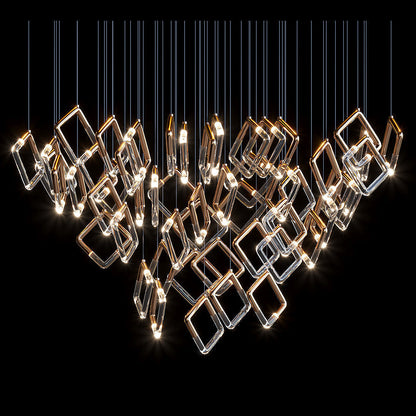 Linear Tube Scatter Pendant