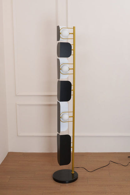 Leagan Stacked Panel Modern Floor Light - view 13 | everlamps