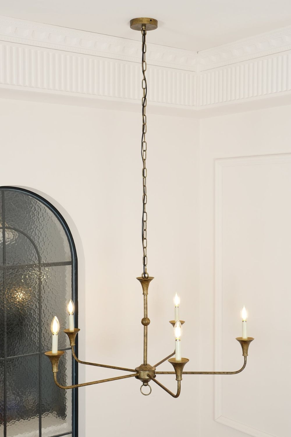Rustic Vintage Cecil Chandelier - view 4 | everlamps