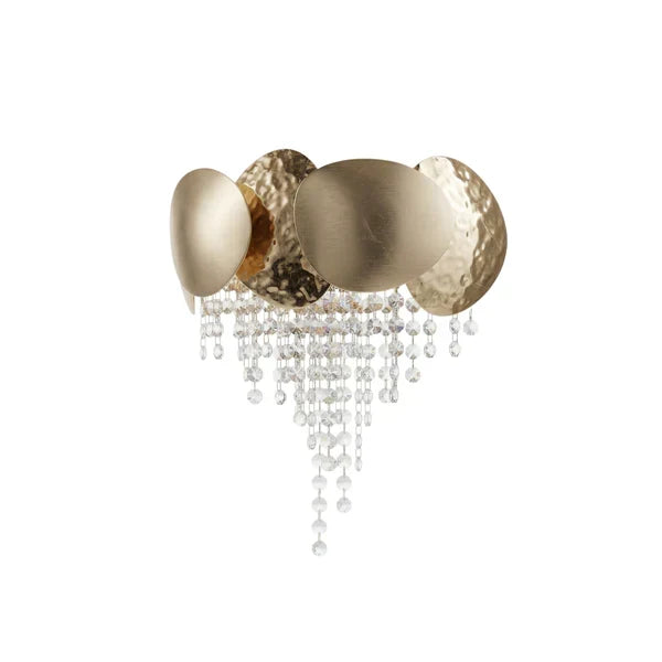 Amadeo Brass Crystal Sconce