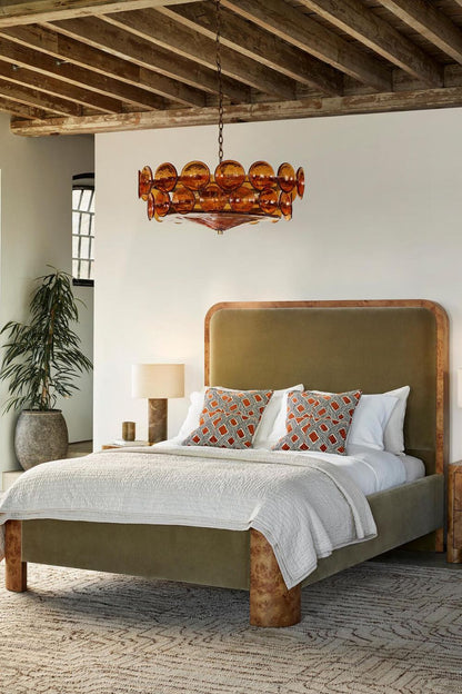 Italian Art glass Lorenzo chandelier - view 3 | everlamps
