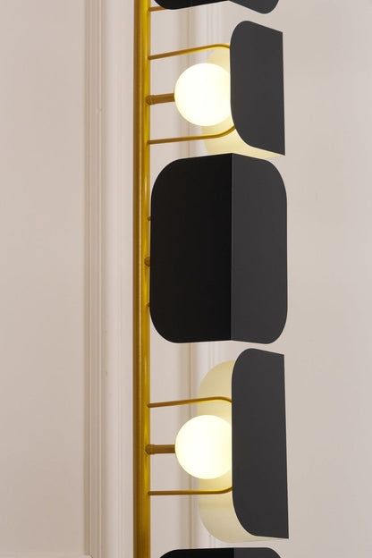 Leagan Stacked Panel Modern Floor Light - view 17 | everlamps