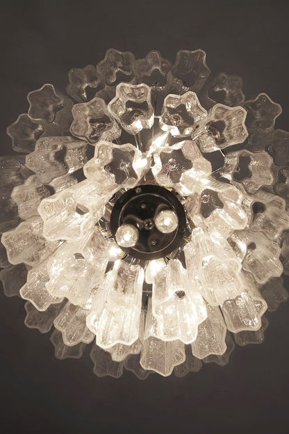 Art Venetian Clear Glass Tube Chandelier - view 13 | everlamps