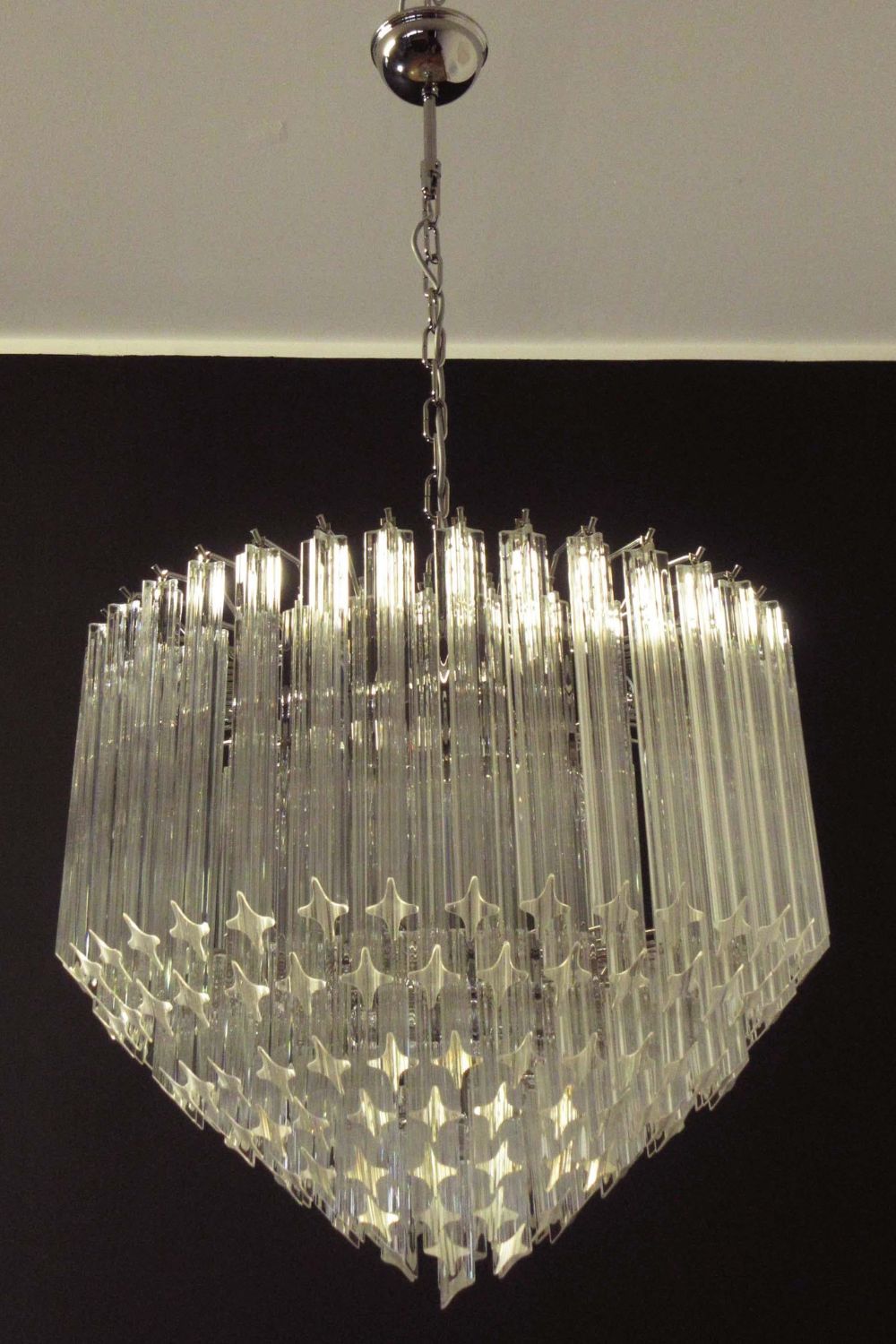 Contemporary Art Quadriedri Prism Chandelier - view 8 | everlamps