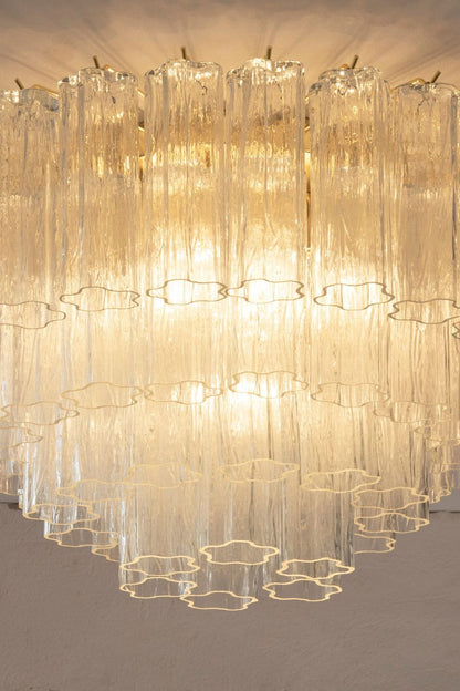 Clear Art Glass Tronchi Ceiling Light - view 5 | everlamps