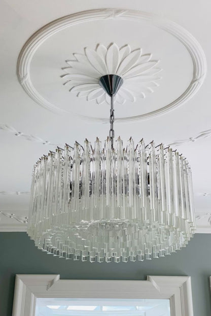 Art Transparent Prism Triedri Chandelier - view 6 | everlamps