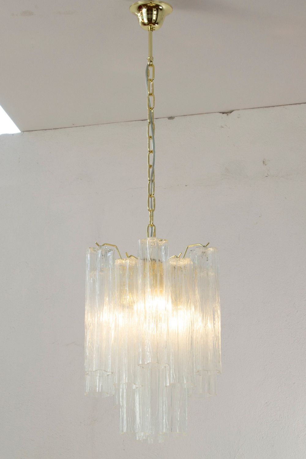 Tronchi Italy clear Art Glass Chandelier - view 3 | everlamps