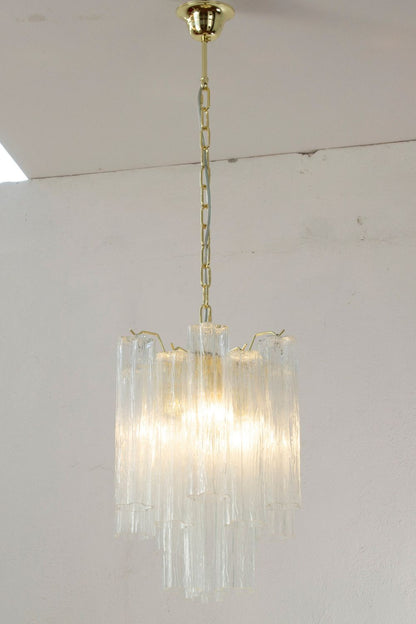 Tronchi Italy clear Art Glass Chandelier - view 3 | everlamps