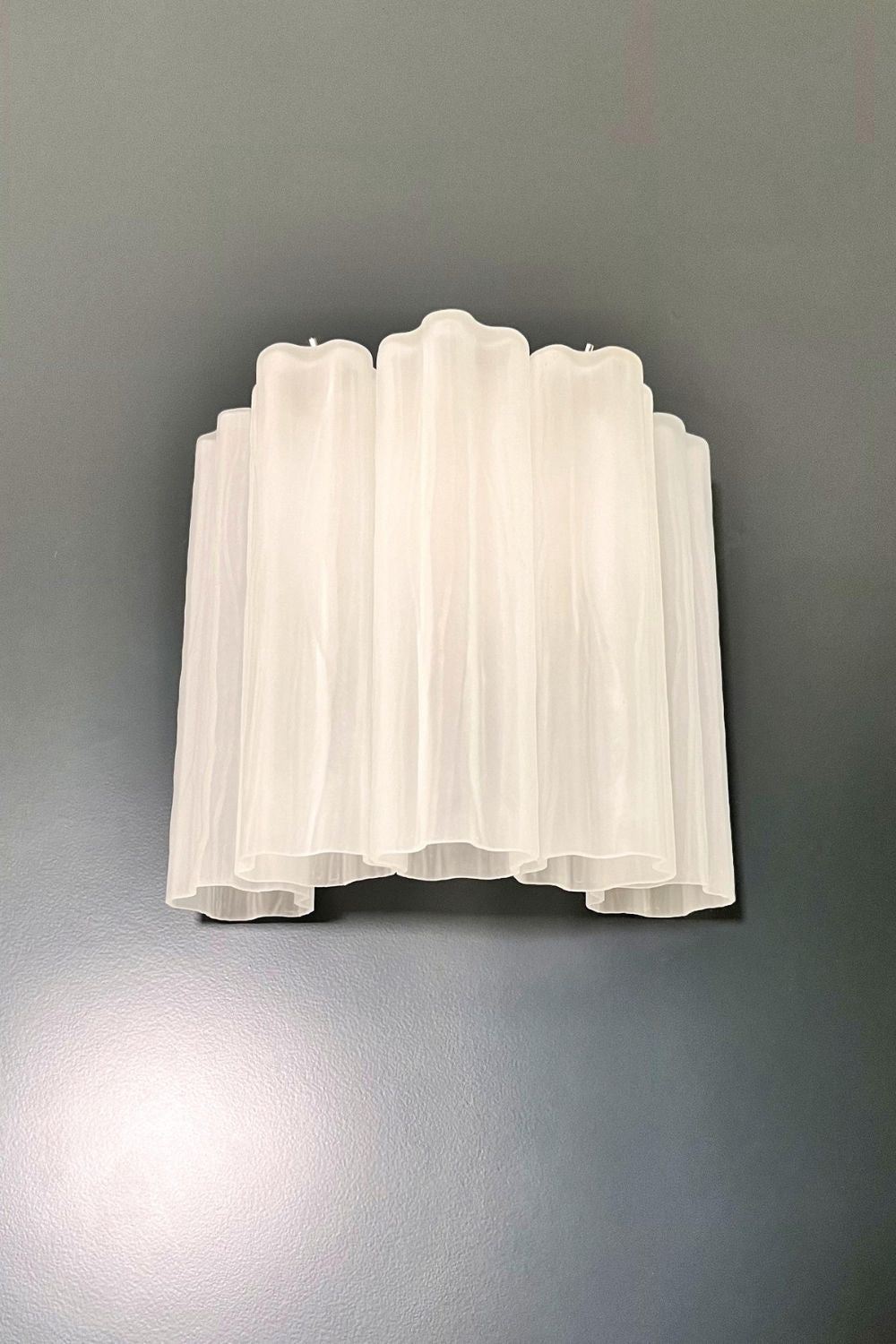 Frosted white Art glass tube wall Lamp - view 5 | everlamps
