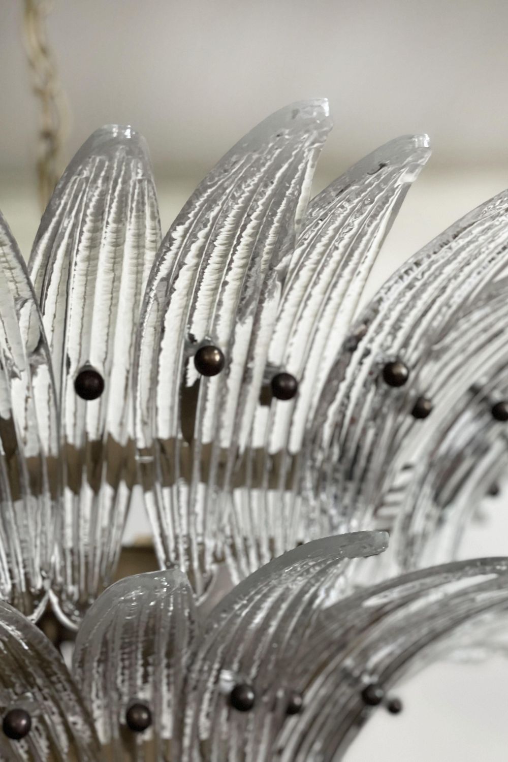 Original Art Palmette Crystal Chandelier - view 16 | everlamps