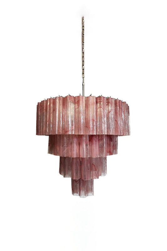Art red cloud glass multi-layer chandelier | everlamps