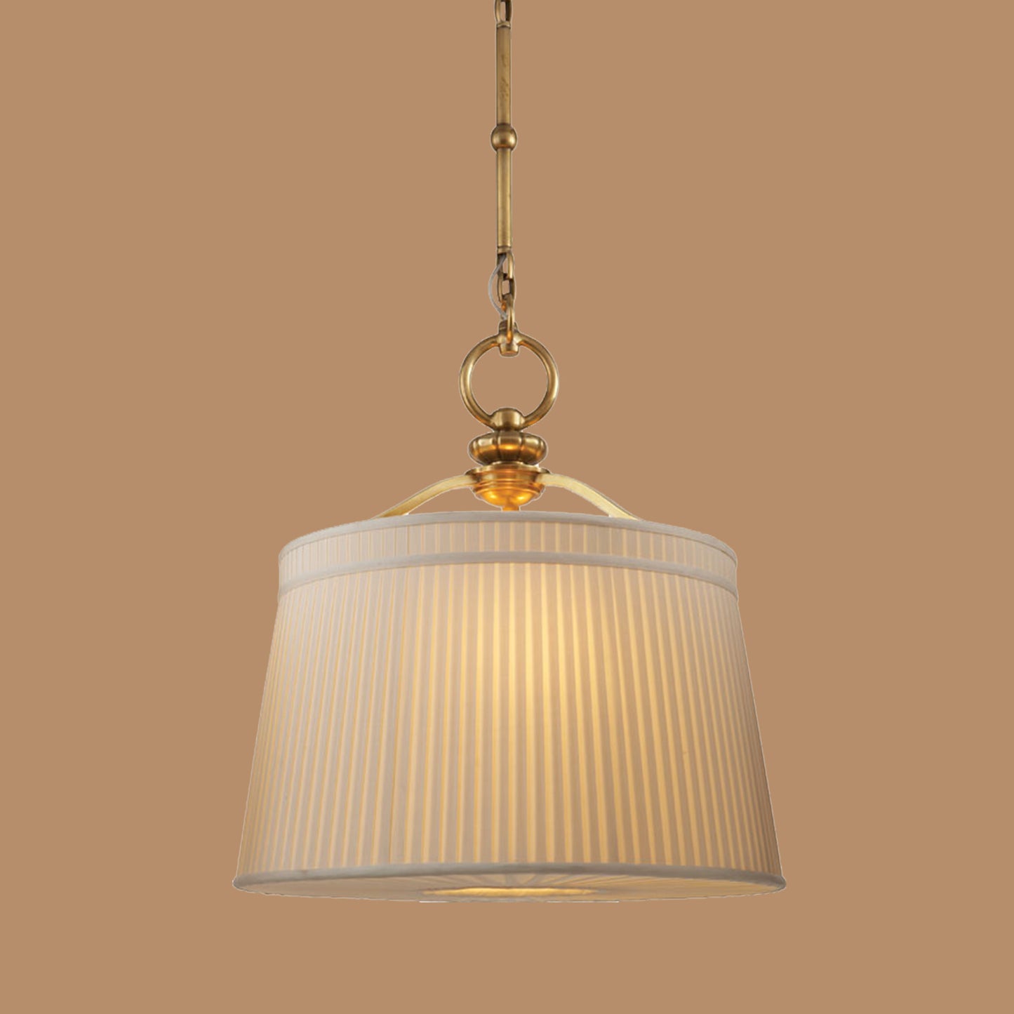 Pleated Fabric Pendant Light