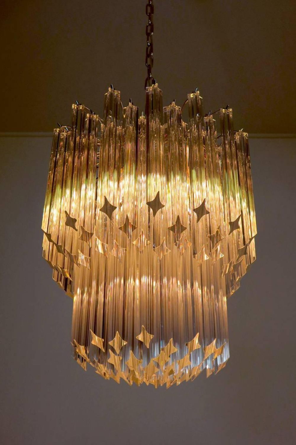 Venini Style Art Quadriedri Chandelier - view 4 | everlamps