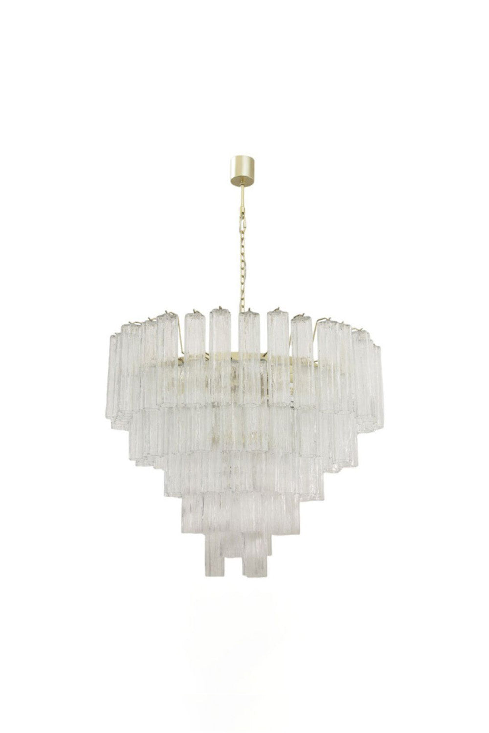 1990s Tronchi Art Glass Cascade Chandelier | everlamps